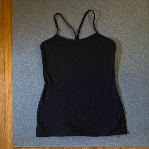 Lululemon Athletica Black Fitted Sleeveless Camisole